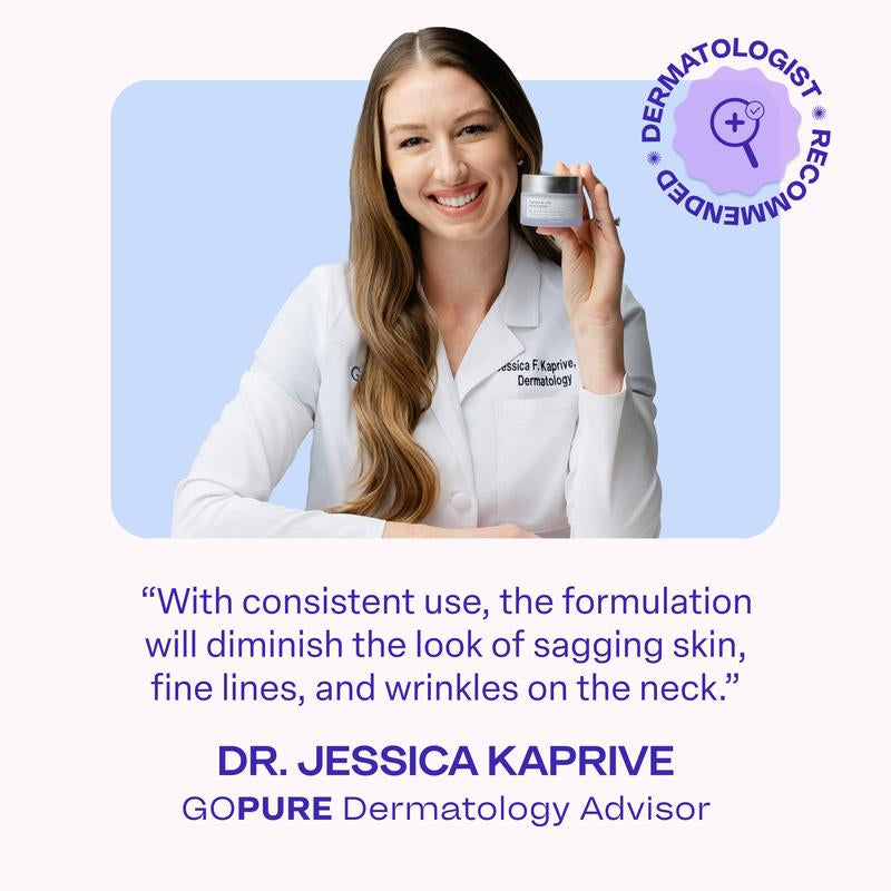 Revitalize Your Neck & Chest with GOPURE's Firming Cream for Youthful Skin