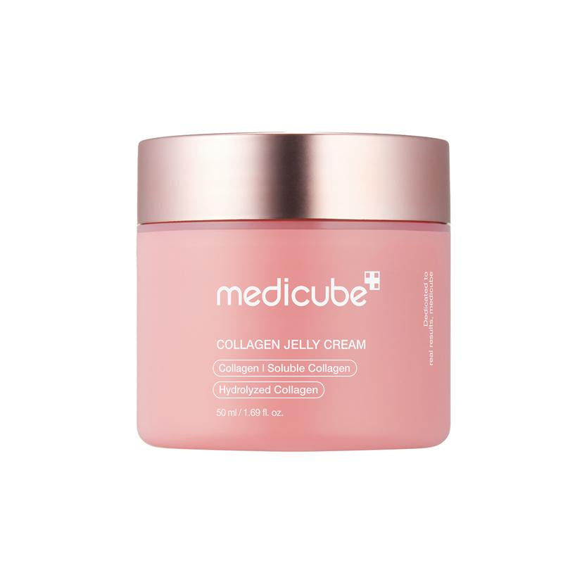 [Medicube] Collagen Niacinamide Jelly Cream (Hydrolyzed Collagen + Niacinamide) Instant Glow Booster L Facial Moisturizer