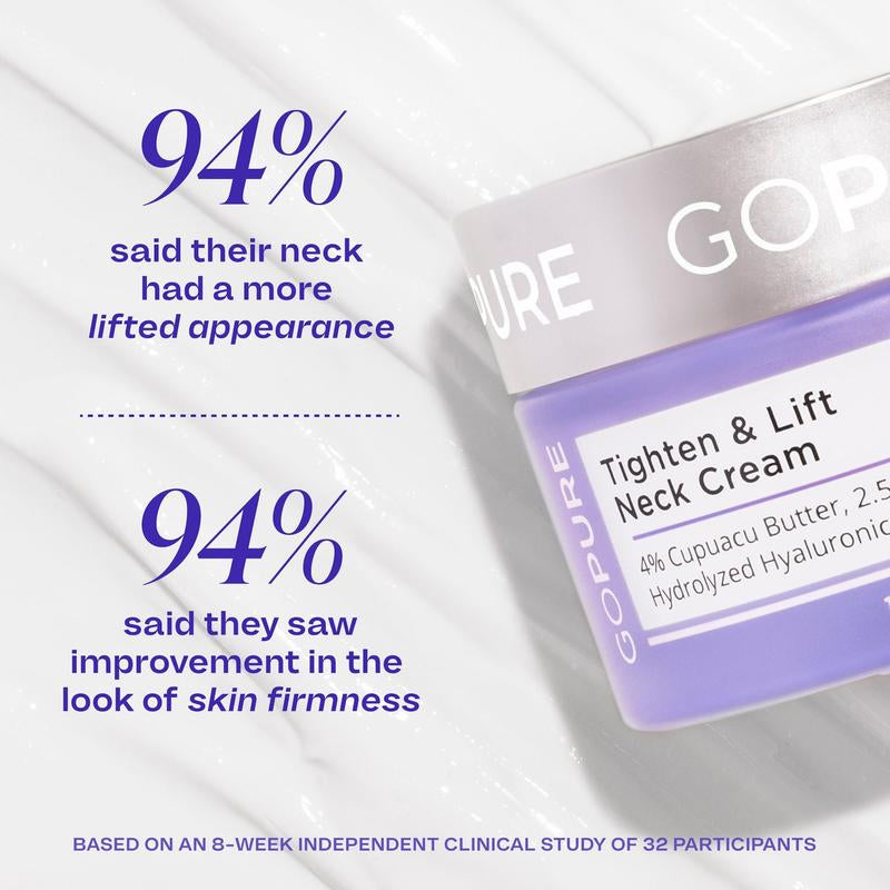 Revitalize Your Neck & Chest with GOPURE's Firming Cream for Youthful Skin