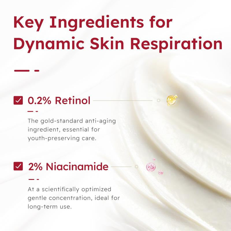 [Youthpulse Official Shop] Retinol Cream for Face & Neck / Anti-Aging, Reduces Fine Lines, Firms Skin / with Retinol & Niacinamide / Hydrating, Brightening, Nourishing / Gentle & Suitable for Sensitive Skin / Infused with Natural Plant Oils